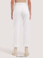 είδη ένδυσης Alcott παντελόνι twill σε ίσια εφαρμογή wh1 υπόλευκο γυναίκες RRJDJ4310 - Image 4