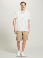 είδη ένδυσης Alcott πουκάμισο twill με μεγάλες τσέπες wh1 υπόλευκο άνδρες RRJDJ4623 - Image 3