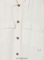 είδη ένδυσης Alcott πουκάμισο twill με μεγάλες τσέπες wh1 υπόλευκο άνδρες RRJDJ4623 - Image 7