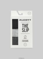 είδη ένδυσης Alcott σετ από 3 ζευγάρια βαμβακερά σλιπ bk1/mgy2/mgy1 άνδρες RRJDJ41115