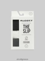 είδη ένδυσης Alcott σετ από 3 ζευγάρια βαμβακερά σλιπ bk1/mgy2/mgy1 άνδρες RRJDJ4815 - Image 3