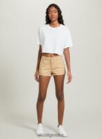 είδη ένδυσης Alcott σορτς twill stretch με στροφές bk1 μαύρο γυναίκες RRJDJ4385 - Image 3