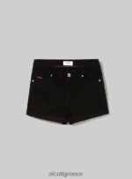 είδη ένδυσης Alcott σορτς twill stretch με στροφές bk1 μαύρο γυναίκες RRJDJ4404 - Image 6