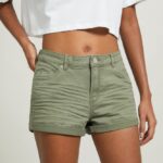 είδη ένδυσης Alcott σορτς twill stretch με στροφές bk1 μαύρο γυναίκες RRJDJ4204