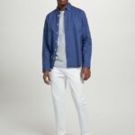 είδη ένδυσης Alcott τέντωμα βαμβακερό twill chinos c2201 μπλε άνδρες RRJDJ4965