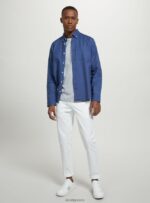 είδη ένδυσης Alcott τέντωμα βαμβακερό twill chinos c2201 μπλε άνδρες RRJDJ4965