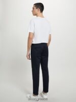 είδη ένδυσης Alcott τέντωμα βαμβακερό twill chinos c2201 μπλε άνδρες RRJDJ41169 - Image 5