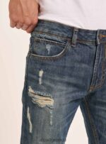 είδη ένδυσης Alcott τζιν slim fit γαλανός άνδρες RRJDJ4806 - Image 5