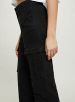 είδη ένδυσης Alcott φορτίο pantalone σε twill bk1 μαύρο γυναίκες RRJDJ497 - Image 4