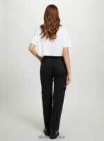 είδη ένδυσης Alcott φορτίο pantalone σε twill bk1 μαύρο γυναίκες RRJDJ497 - Image 5