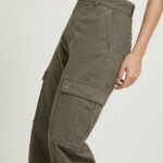 είδη ένδυσης Alcott φορτίο pantalone σε twill bk1 μαύρο γυναίκες RRJDJ499
