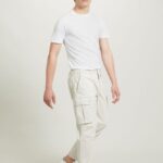 είδη ένδυσης Alcott φορτίο pantaloni σε τέντωμα twill gy2 γκρι μεσαίο άνδρες RRJDJ4651