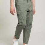 είδη ένδυσης Alcott φορτίο pantaloni σε τέντωμα twill gy2 γκρι μεσαίο άνδρες RRJDJ4919