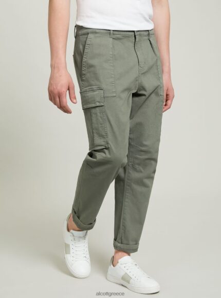 είδη ένδυσης Alcott φορτίο pantaloni σε τέντωμα twill gy2 γκρι μεσαίο άνδρες RRJDJ4919
