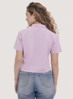 είδη ένδυσης Alcott crop fit μπλουζάκι πόλο άσπρο γυναίκες RRJDJ4306 - Image 5