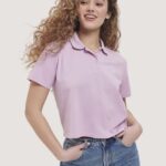 είδη ένδυσης Alcott crop fit μπλουζάκι πόλο άσπρο γυναίκες RRJDJ4306
