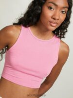 είδη ένδυσης Alcott crop top με κορδόνια wh2 λευκό γυναίκες RRJDJ4333 - Image 2