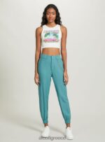 είδη ένδυσης Alcott crop top με κορδόνια wh2 λευκό γυναίκες RRJDJ410 - Image 3