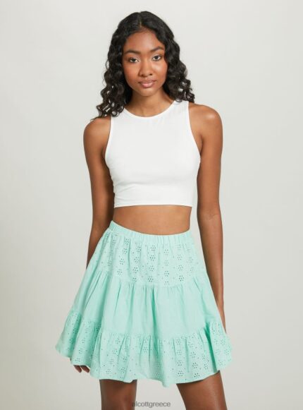 είδη ένδυσης Alcott crop top με κορδόνια wh2 λευκό γυναίκες RRJDJ42