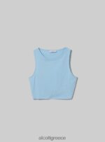 είδη ένδυσης Alcott crop top με κορδόνια wh2 λευκό γυναίκες RRJDJ4275 - Image 6