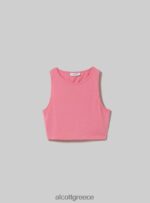 είδη ένδυσης Alcott crop top με κορδόνια wh2 λευκό γυναίκες RRJDJ4333 - Image 6