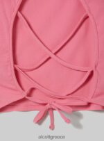 είδη ένδυσης Alcott crop top με κορδόνια wh2 λευκό γυναίκες RRJDJ4333 - Image 7