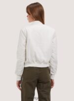 είδη ένδυσης Alcott cropped bomber jacket με ανακυκλωμένη επένδυση bk1 μαύρο γυναίκες RRJDJ433 - Image 5