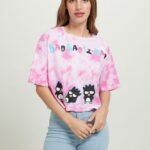 είδη ένδυσης Alcott cropped μπλουζάκι badtz-maru wh3 λευκό γυναίκες RRJDJ4140