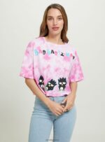 είδη ένδυσης Alcott cropped μπλουζάκι badtz-maru wh3 λευκό γυναίκες RRJDJ4140