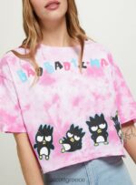 είδη ένδυσης Alcott cropped μπλουζάκι badtz-maru wh3 λευκό γυναίκες RRJDJ4140 - Image 4