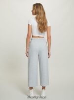είδη ένδυσης Alcott cropped fleece κολάν με ελαστική ζώνη στη μέση bk1 μαύρο γυναίκες RRJDJ4232 - Image 5