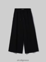 είδη ένδυσης Alcott cropped fleece κολάν με ελαστική ζώνη στη μέση bk1 μαύρο γυναίκες RRJDJ4206 - Image 6