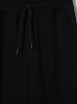 είδη ένδυσης Alcott cropped fleece κολάν με ελαστική ζώνη στη μέση bk1 μαύρο γυναίκες RRJDJ4206 - Image 7