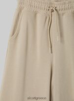 είδη ένδυσης Alcott cropped fleece κολάν με ελαστική ζώνη στη μέση bk1 μαύρο γυναίκες RRJDJ4403 - Image 7