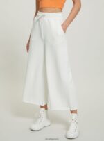 είδη ένδυσης Alcott cropped fleece κολάν με ελαστική ζώνη στη μέση bk1 μαύρο γυναίκες RRJDJ4207