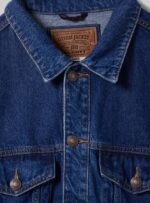 είδη ένδυσης Alcott giubbotto σε τζιν oversize d001 βαθύ μπλε άνδρες RRJDJ4653 - Image 7