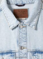 είδη ένδυσης Alcott giubbotto σε τζιν oversize d001 βαθύ μπλε άνδρες RRJDJ4650 - Image 7
