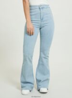 είδη ένδυσης Alcott jeggings flare ψηλόμεση d002 μεσαίο σκούρο μπλε γυναίκες RRJDJ4338