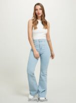 είδη ένδυσης Alcott jeggings flare ψηλόμεση d002 μεσαίο σκούρο μπλε γυναίκες RRJDJ4338 - Image 3