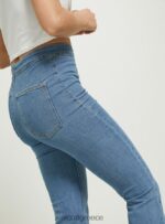 είδη ένδυσης Alcott jeggings flare ψηλόμεση d002 μεσαίο σκούρο μπλε γυναίκες RRJDJ489 - Image 4