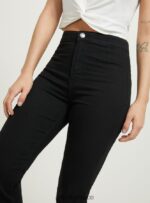 είδη ένδυσης Alcott jeggings flare ψηλόμεση d002 μεσαίο σκούρο μπλε γυναίκες RRJDJ464 - Image 4