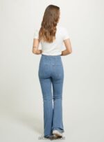 είδη ένδυσης Alcott jeggings flare ψηλόμεση d002 μεσαίο σκούρο μπλε γυναίκες RRJDJ489 - Image 5