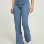 είδη ένδυσης Alcott jeggings flare ψηλόμεση d002 μεσαίο σκούρο μπλε γυναίκες RRJDJ489