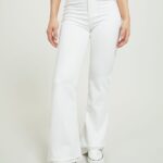 είδη ένδυσης Alcott jeggings flare ψηλόμεση d002 μεσαίο σκούρο μπλε γυναίκες RRJDJ4143