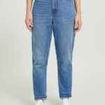 είδη ένδυσης Alcott mom fit τζιν d006 γαλάζιο γυναίκες RRJDJ4161