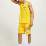 είδη ένδυσης Alcott nba βερμούδα ye2 κίτρινο μεσαίο άνδρες RRJDJ41022
