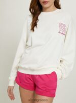 είδη ένδυσης Alcott oversize φούτερ με στάμπα fx2 fuxia medium γυναίκες RRJDJ4174 - Image 3