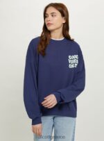 είδη ένδυσης Alcott oversize φούτερ με στάμπα fx2 fuxia medium γυναίκες RRJDJ4217 - Image 4
