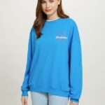 είδη ένδυσης Alcott oversize φούτερ με στάμπα fx2 fuxia medium γυναίκες RRJDJ4379