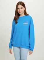 είδη ένδυσης Alcott oversize φούτερ με στάμπα fx2 fuxia medium γυναίκες RRJDJ4379